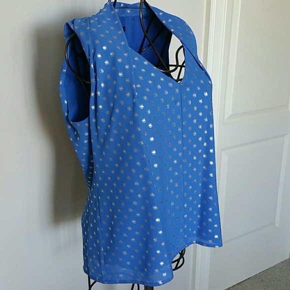 Royal blue dress tank - Picture 2 of 4